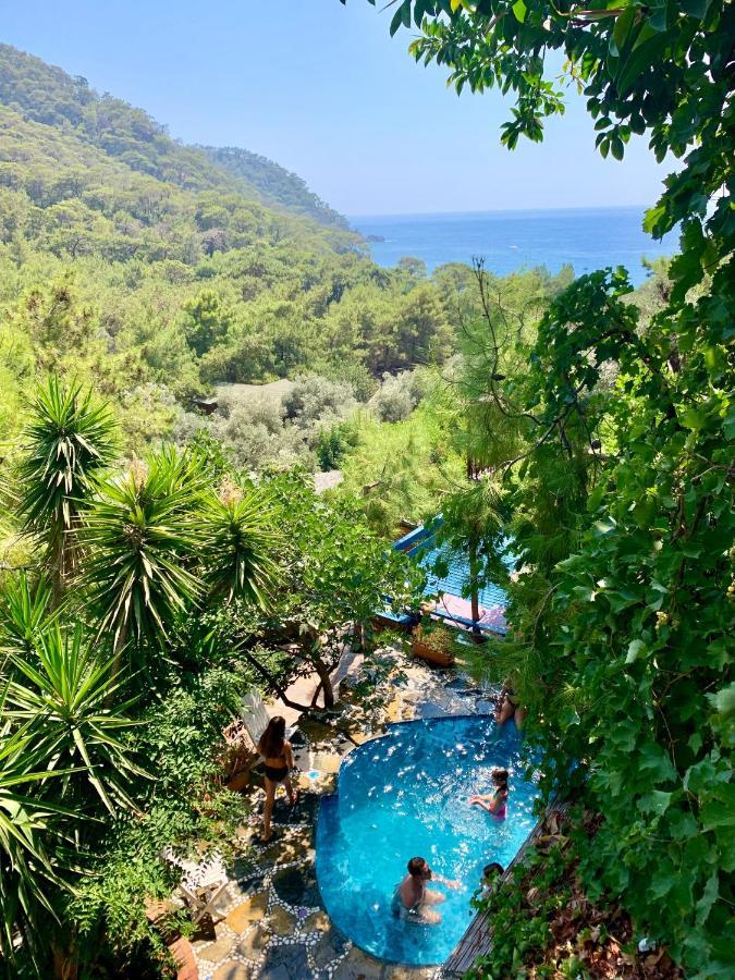 Large Bungalow With Sea View In Kabak Bay, Oeluedeniz Fethiye Ngoại thất bức ảnh