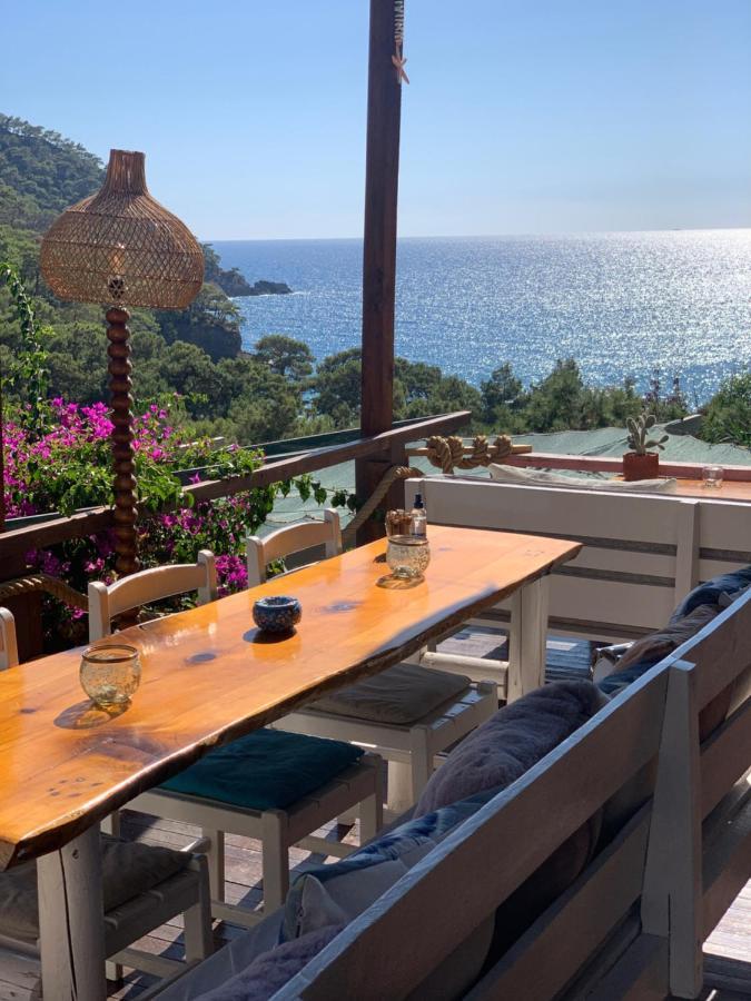 Large Bungalow With Sea View In Kabak Bay, Oeluedeniz Fethiye Ngoại thất bức ảnh