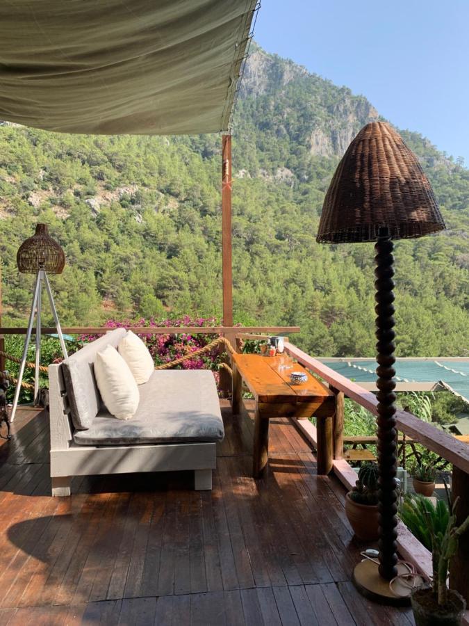 Large Bungalow With Sea View In Kabak Bay, Oeluedeniz Fethiye Ngoại thất bức ảnh